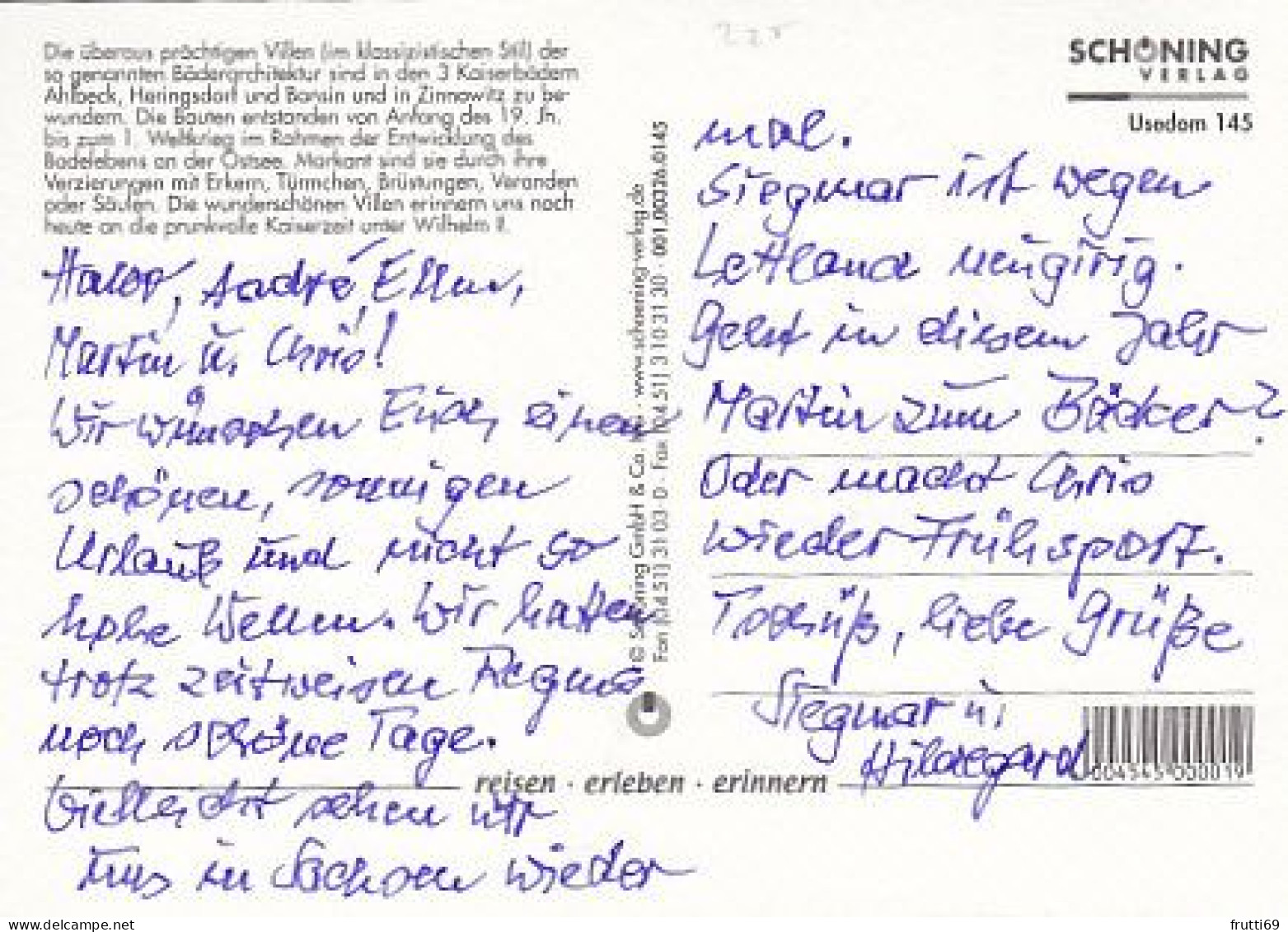 AK 211807 GERMANY - Usedom - Usedom