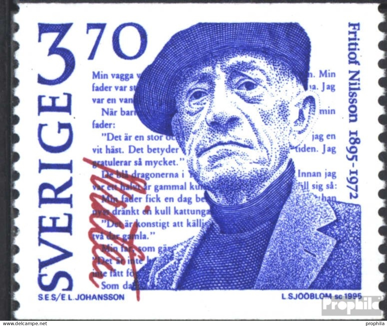 Schweden 1912 (kompl.Ausg.) Postfrisch 1995 Fritjof Nilson Piraten - Unused Stamps