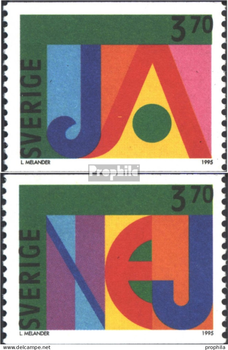 Schweden 1867-1868 (kompl.Ausg.) Postfrisch 1995 Grußmarken - Unused Stamps