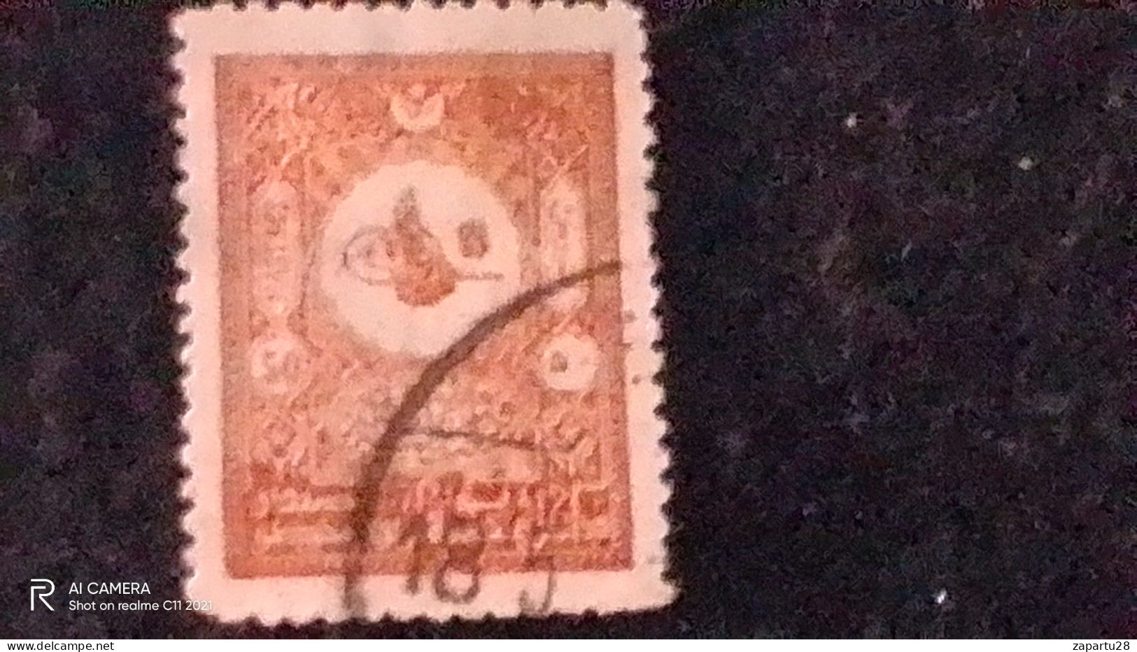 OSMANLI--1901       50   PİASTRES             DAMGALI - Used Stamps