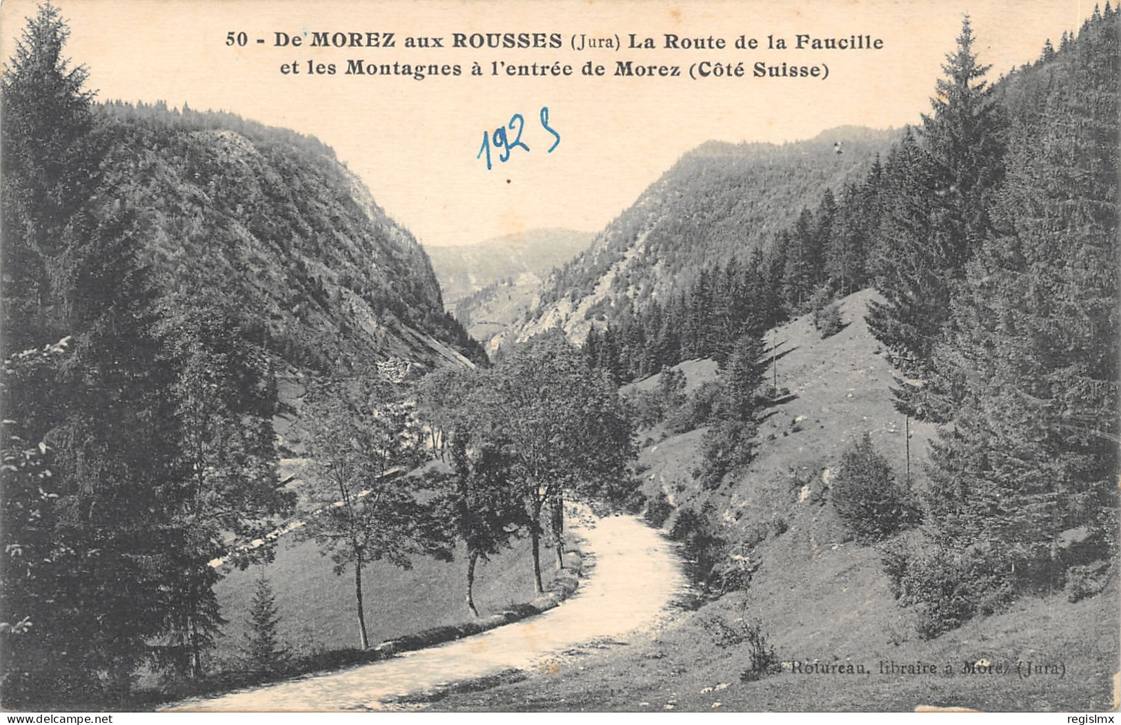 39-MOREZ-ROUTE DE LA FAUCILLE-N°T2403-H/0189 - Morez