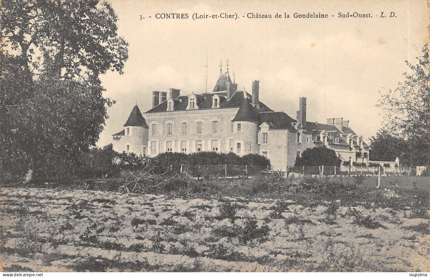 41-CONTRES-CHÂTEAU DE LA GONDELAINE-N°T2403-G/0317 - Contres