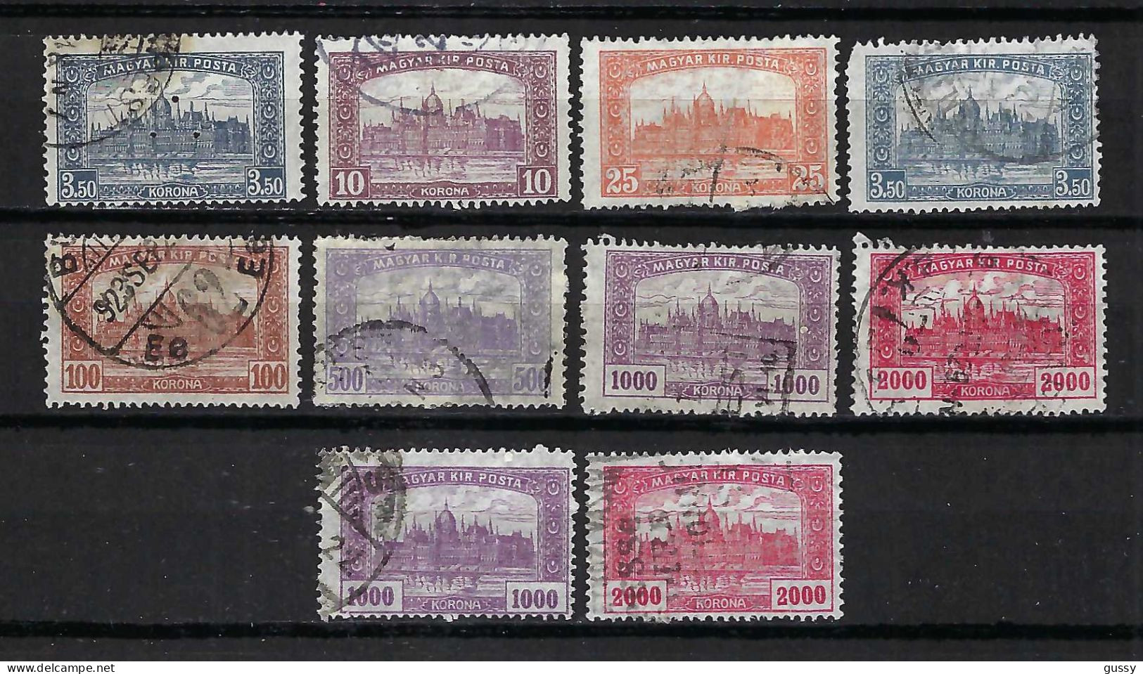 HONGRIE Ca.1916-25: Lot D' Obl. - Used Stamps