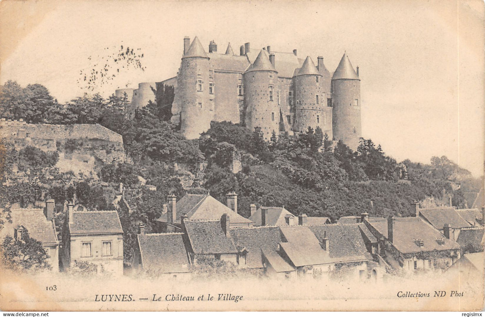 37-LUYNES-N°T2403-G/0135 - Luynes