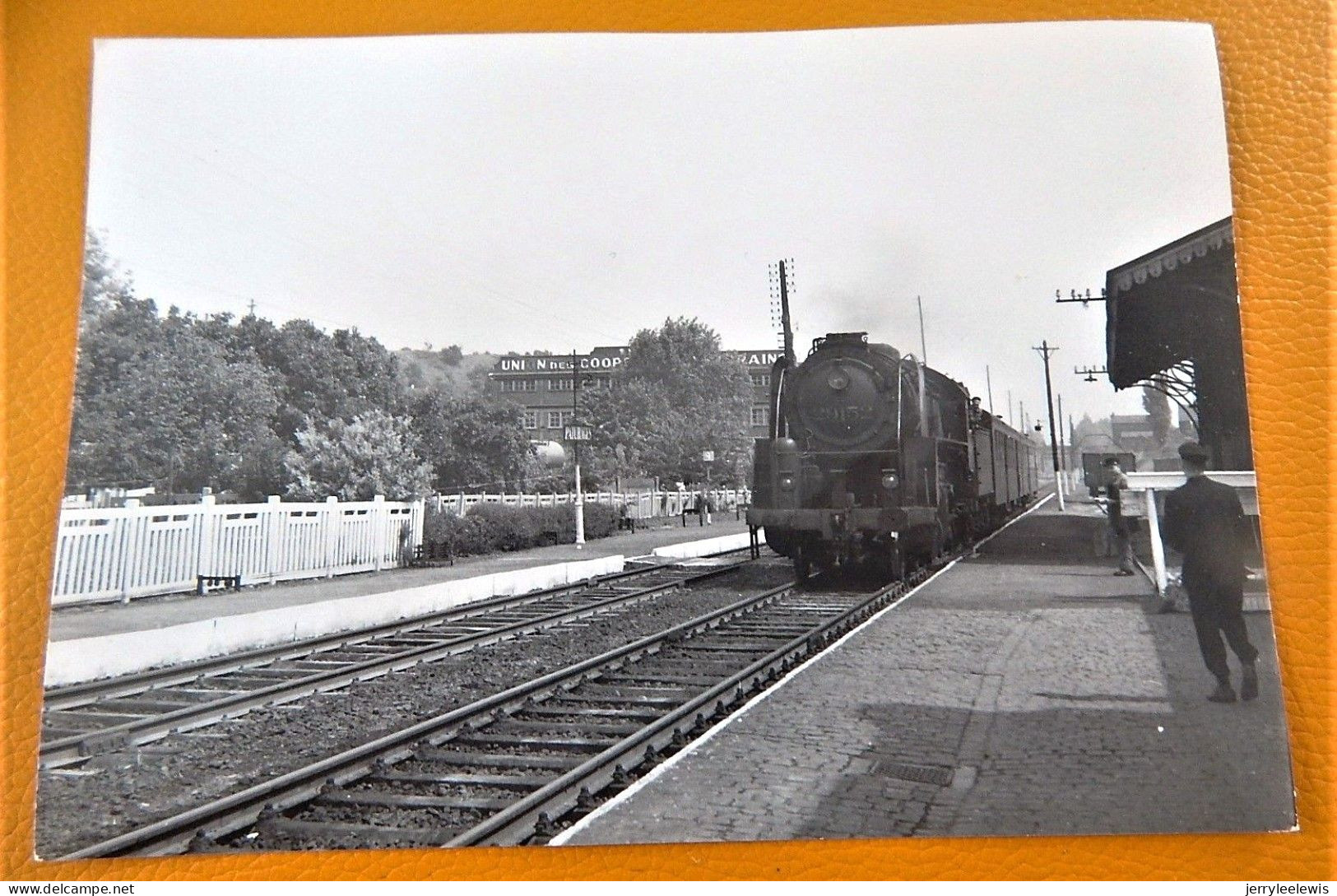 PATURAGES   -  Train En Gare  -  Photo De  J. BAZIN  (1961) - Bahnhöfe Mit Zügen