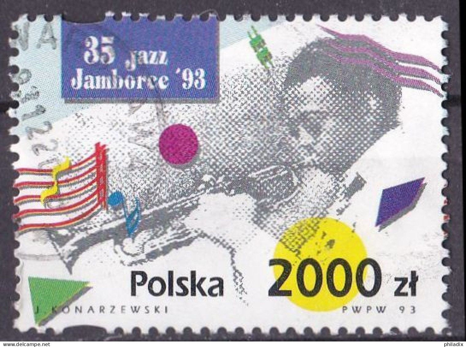 Polen Marke Von 1993 O/used (A5-16) - Used Stamps