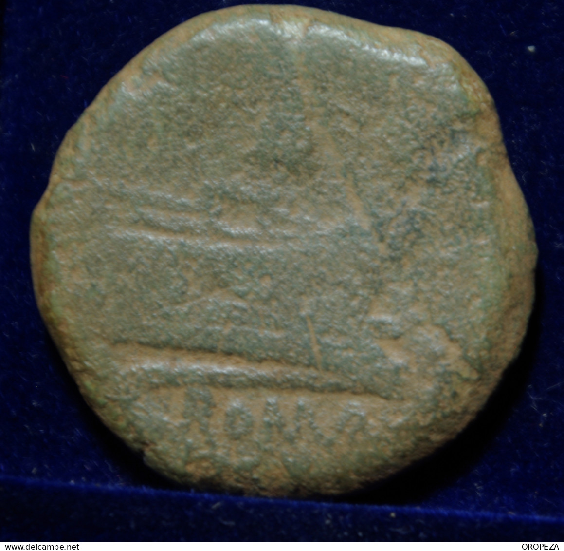 71  -  BONITO  AS  DE  JANO - SERIE SIMBOLOS -  META DE CIRCO - BC - Republiek (280 BC Tot 27 BC)