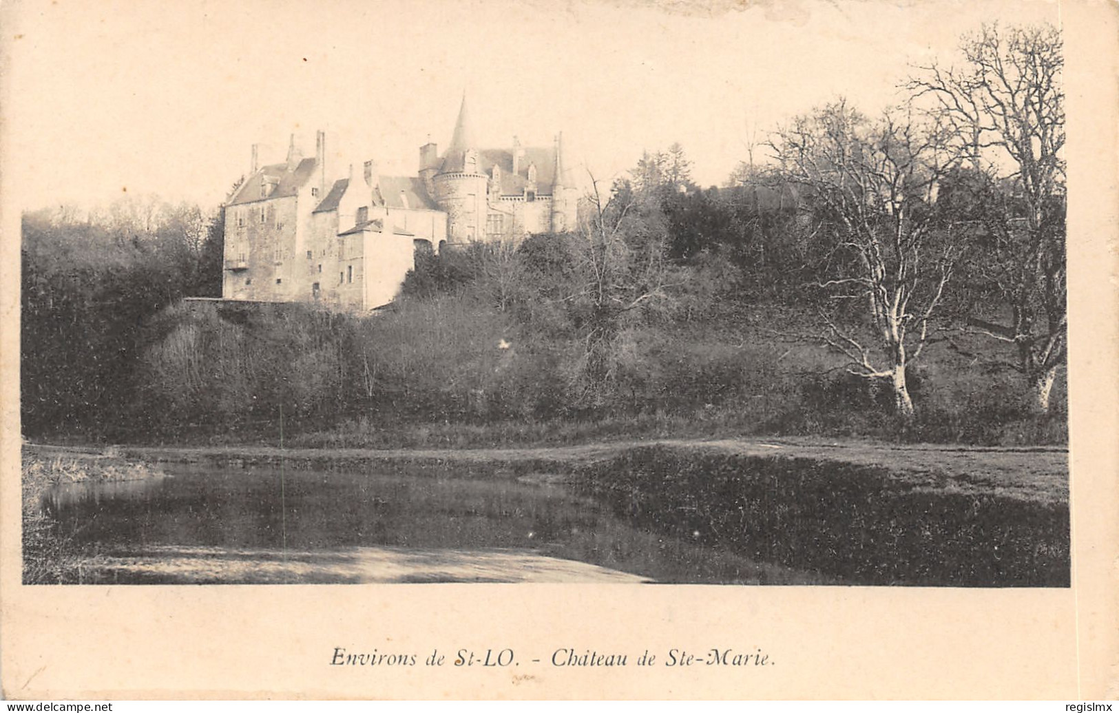 50-SAINT LO-CHÂTEAU DE SAINTE MARIE-N°T2404-H/0021 - Saint Lo