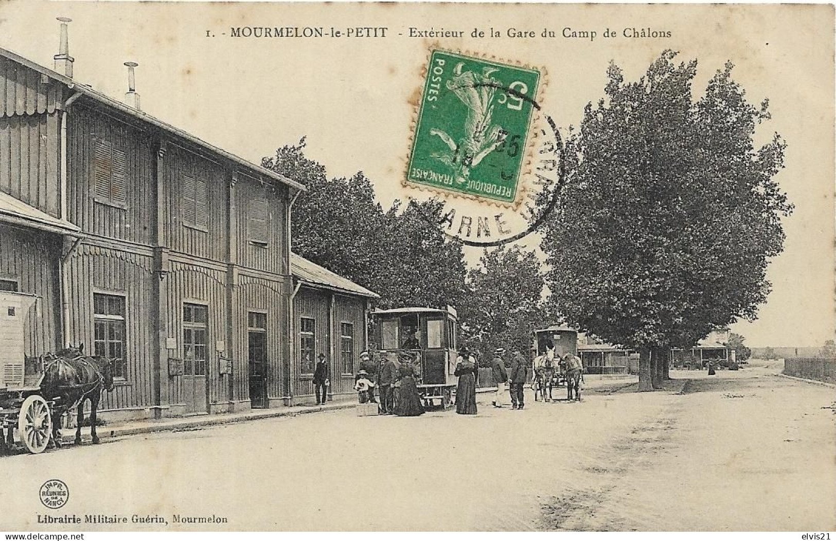 MOURMELON LE PETIT Extérieur De La Gare Du Camp De Chalons - Camp De Châlons - Mourmelon