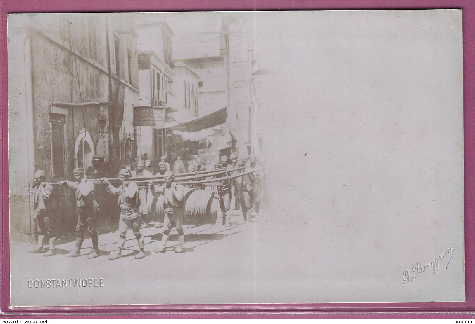 Turquie*** Constantinople "carte Postale Photographique"-Pompiers - Turquie
