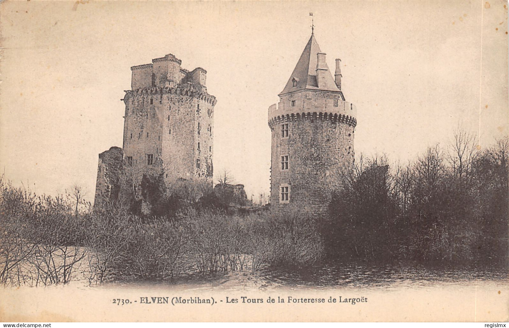 56-ELVEN-LA FORTERESSE DE LARGOET-N°T2405-C/0243 - Elven