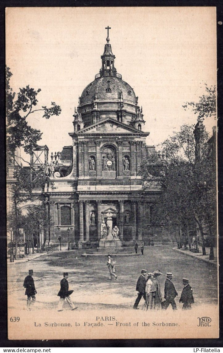 France - Paris - La Sorbonne - La Facade - Enseignement, Ecoles Et Universités