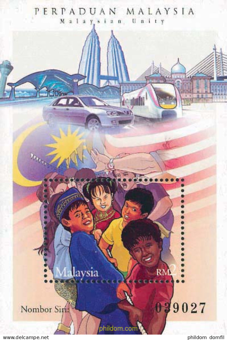122649 MNH MALASIA 2002 UNIDAD MALAYA - Malaysia (1964-...)