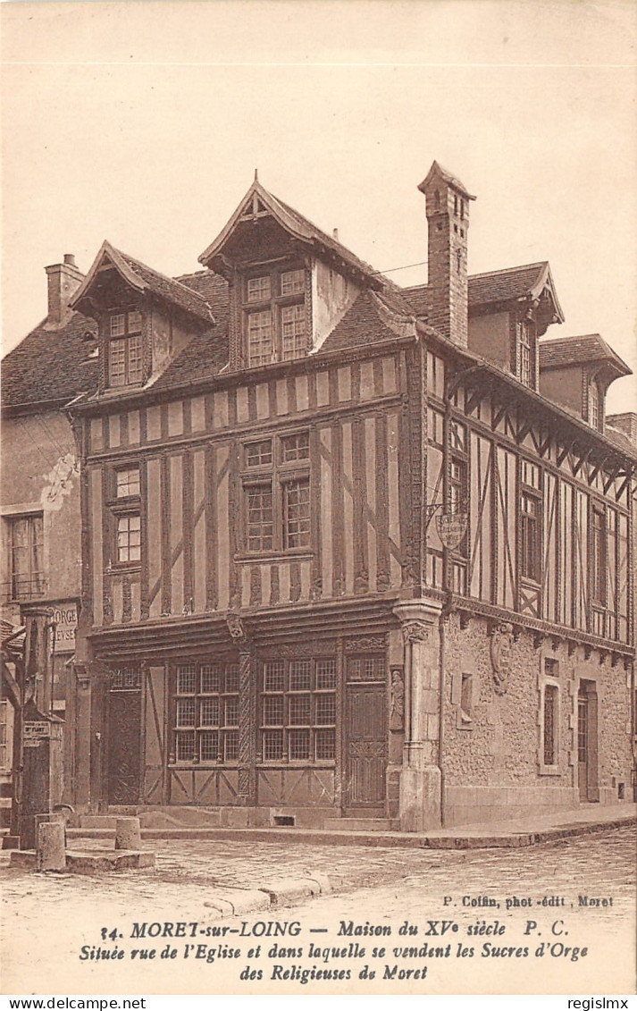 77-MORET SUR LOING-N°T2406-G/0331 - Moret Sur Loing