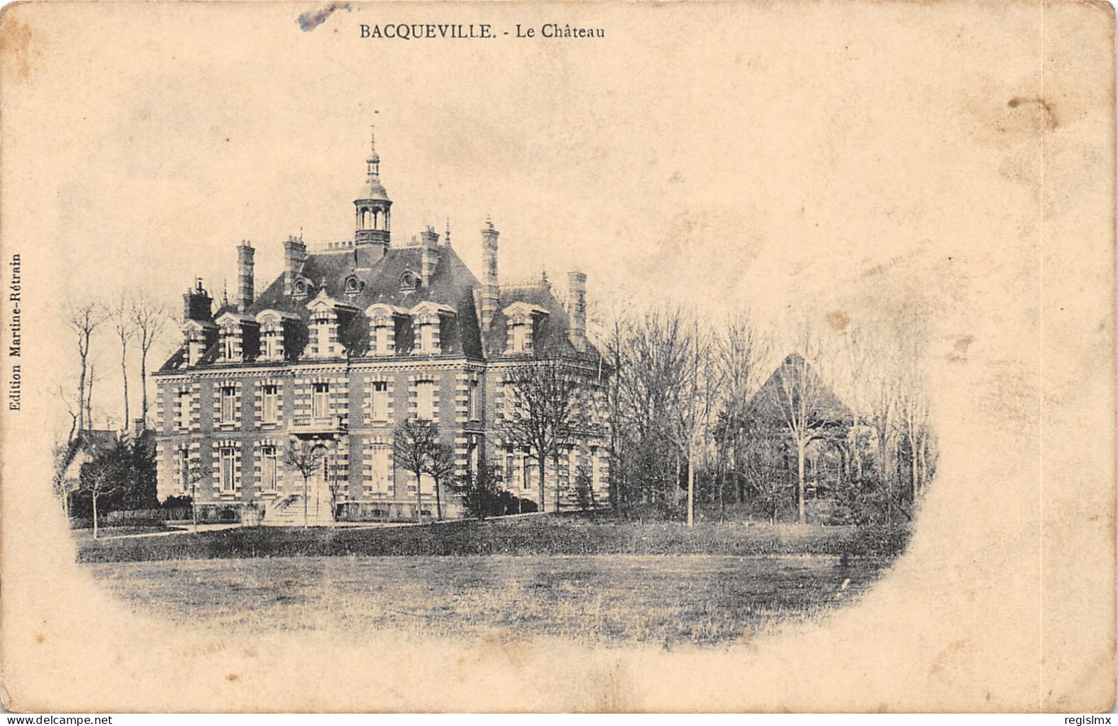 76-BACQUEVILLE-LE CHÂTEAU-N°T2406-F/0013 - Other & Unclassified