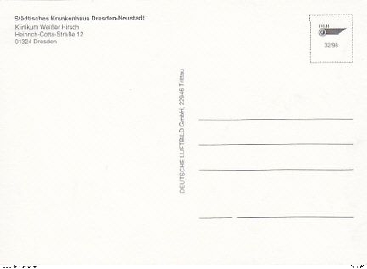 AK 211821 GERMANY - Dresden - Städtisches Krankenhaus Dresden-Neustadt - Dresden