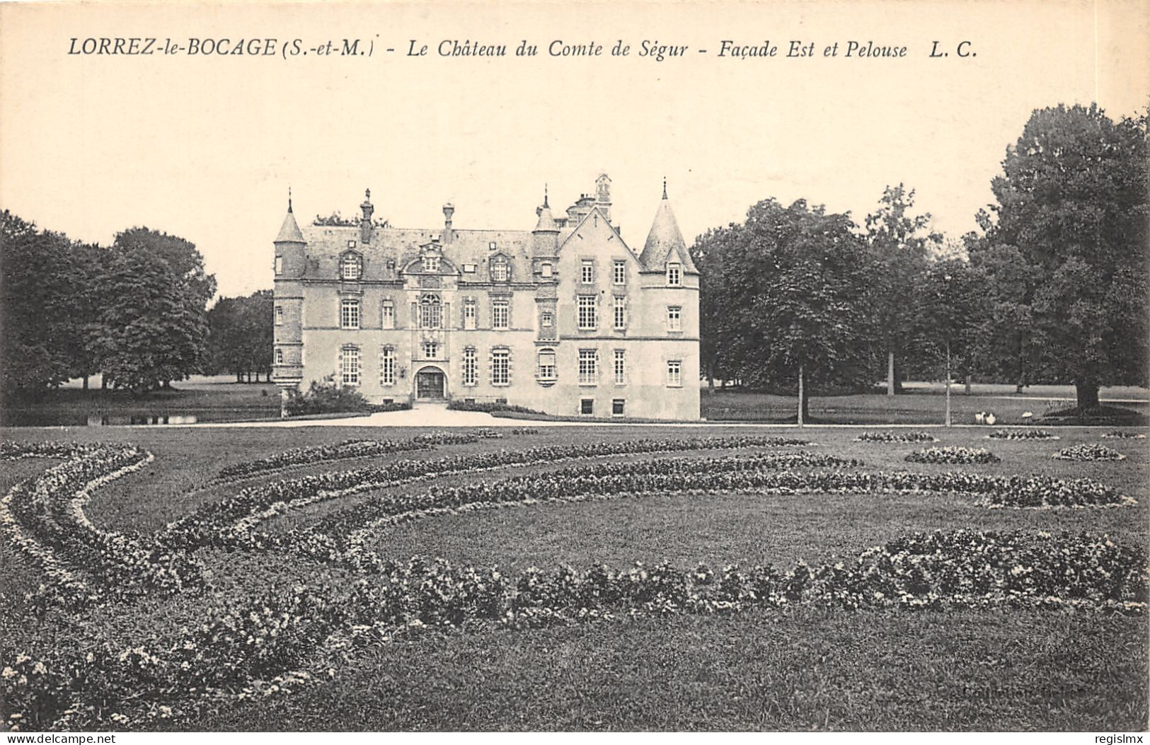 77-LORREZ LE BOCAGE-CHÂTEAU DU COMTE DE SEGUR-N°T2406-H/0281 - Lorrez Le Bocage Preaux