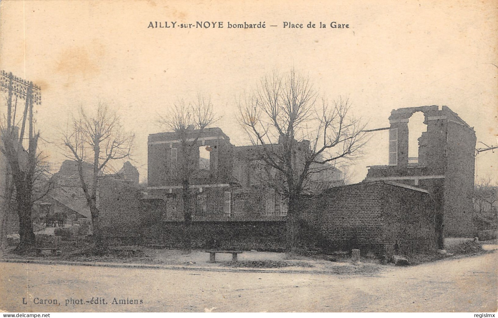 80-AILLY SUR NOYE-BOMBARDEMENT-N°T2407-C/0379 - Ailly Sur Noye
