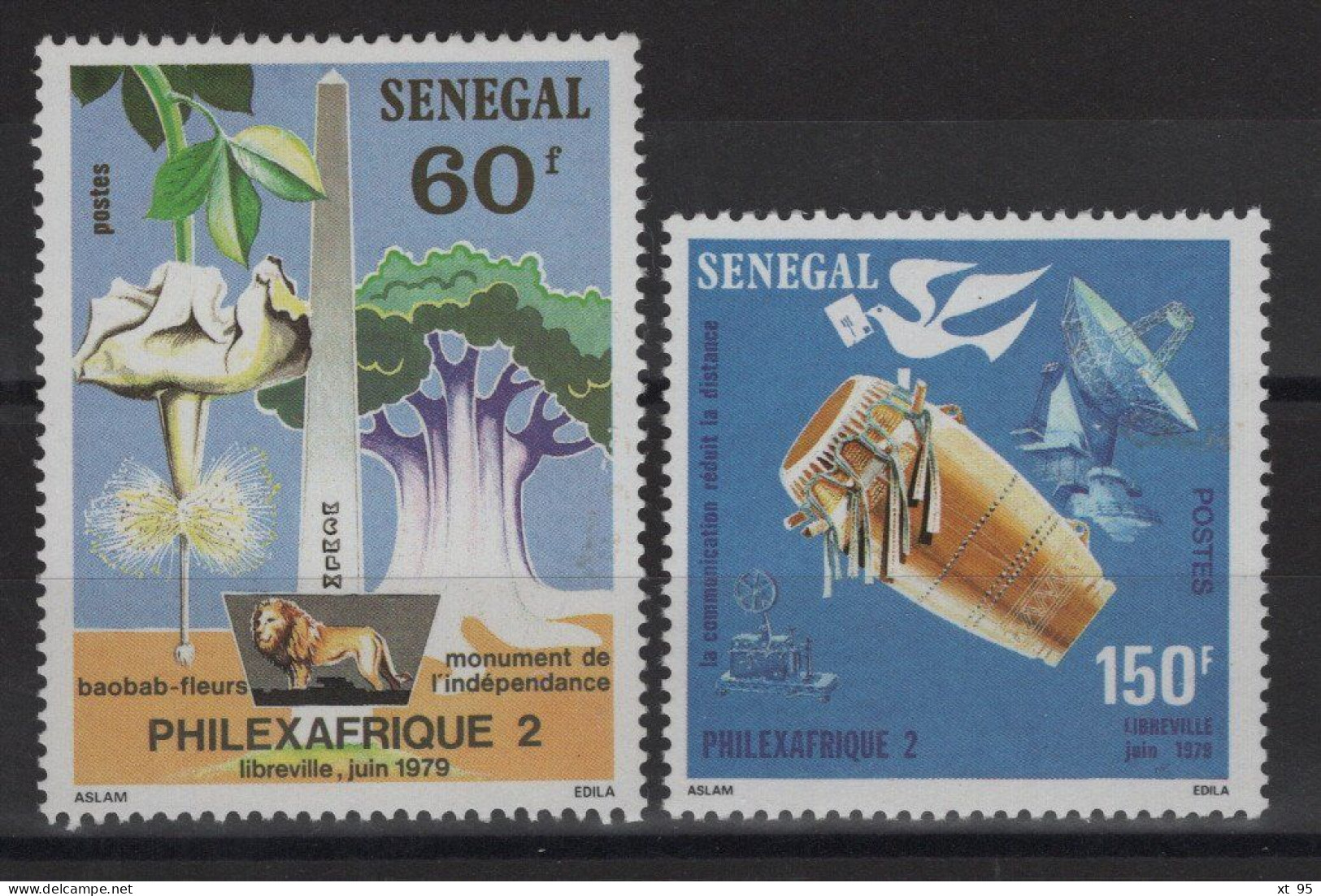 Senegal - N°514 + 515 - * Neufs Avec Trace De Charniere - Cote 8.50€ - Sénégal (1960-...)