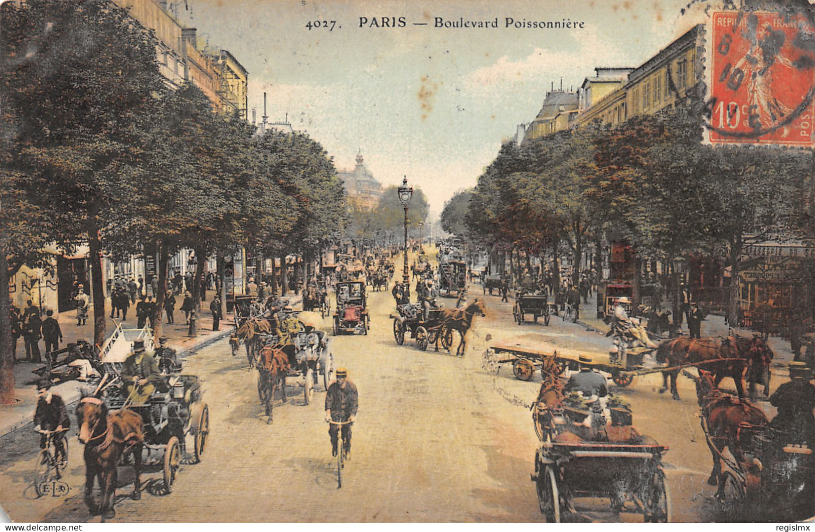 75-PARIS-II-BOULEVARD POISSONNIERE-N°T2408-C/0007 - Paris (02)