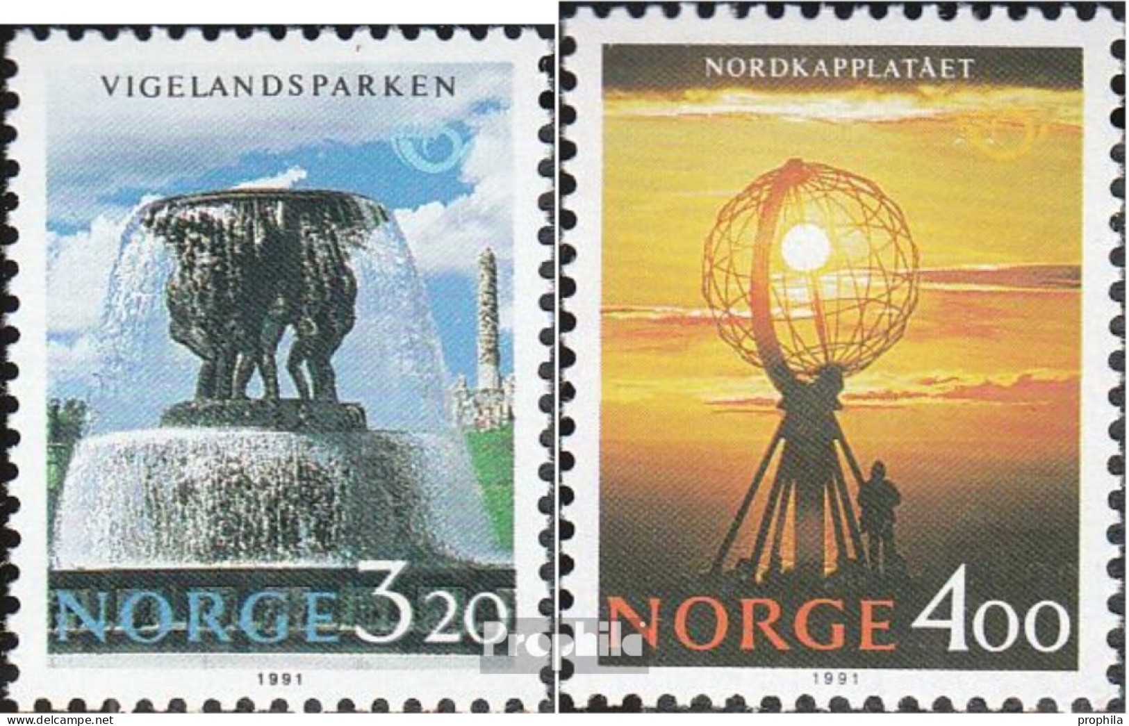 Norwegen 1068-1069 (kompl.Ausg.) Postfrisch 1991 NORDEN91 - Neufs