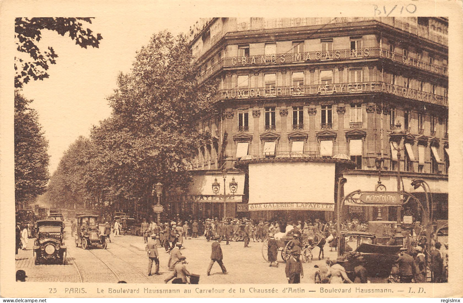 75-PARIS-IER-BOULEVARD HAUSSMANN-N°T2408-B/0079 - Paris (01)