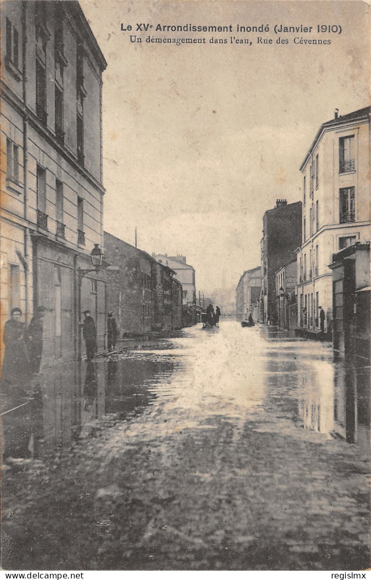 75-PARIS-CRUE DE LA SEINE-N°T2408-B/0005 - Inondations De 1910