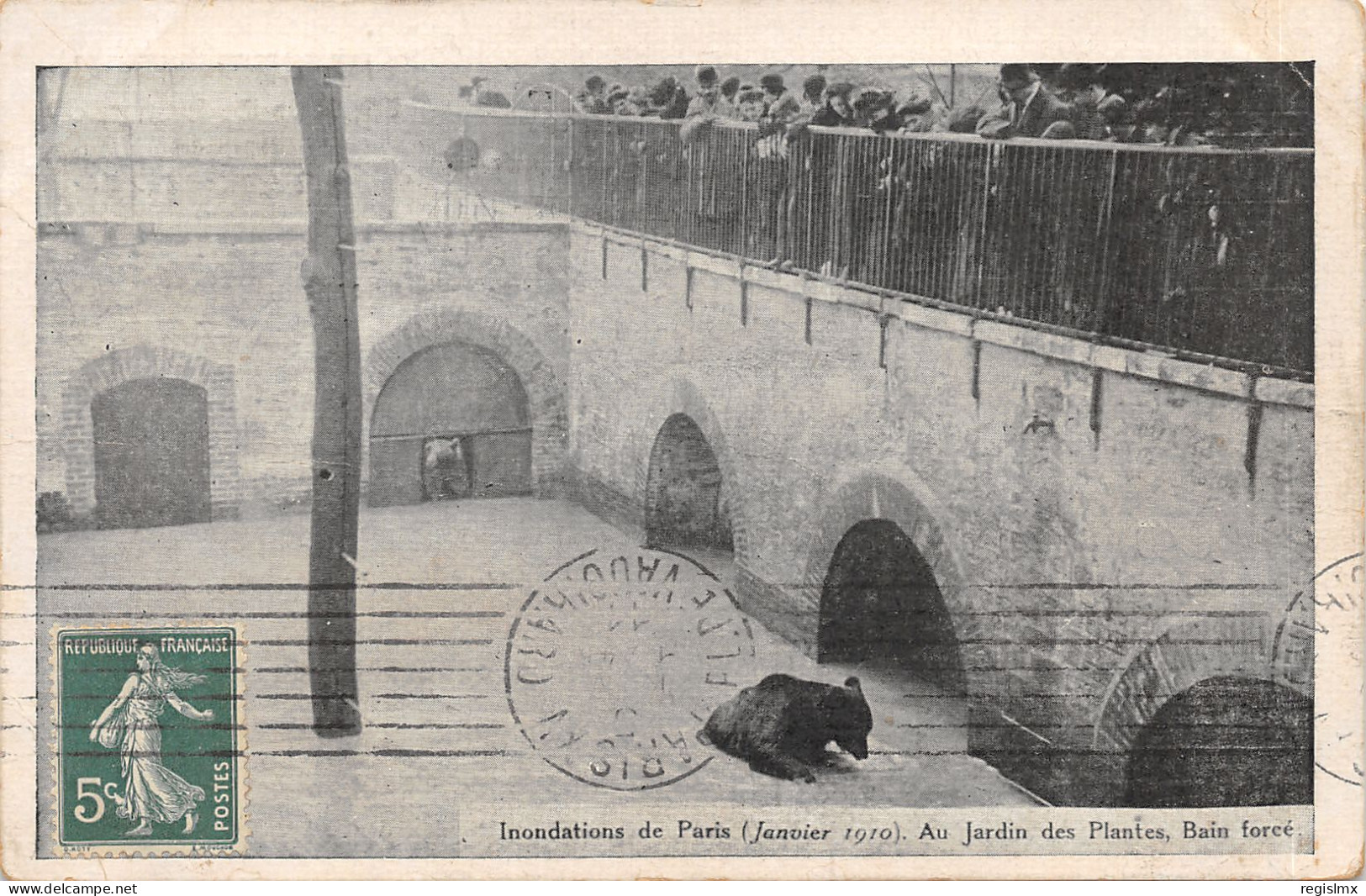 75-PARIS-CRUE DE LA SEINE-N°T2408-A/0397 - De Overstroming Van 1910