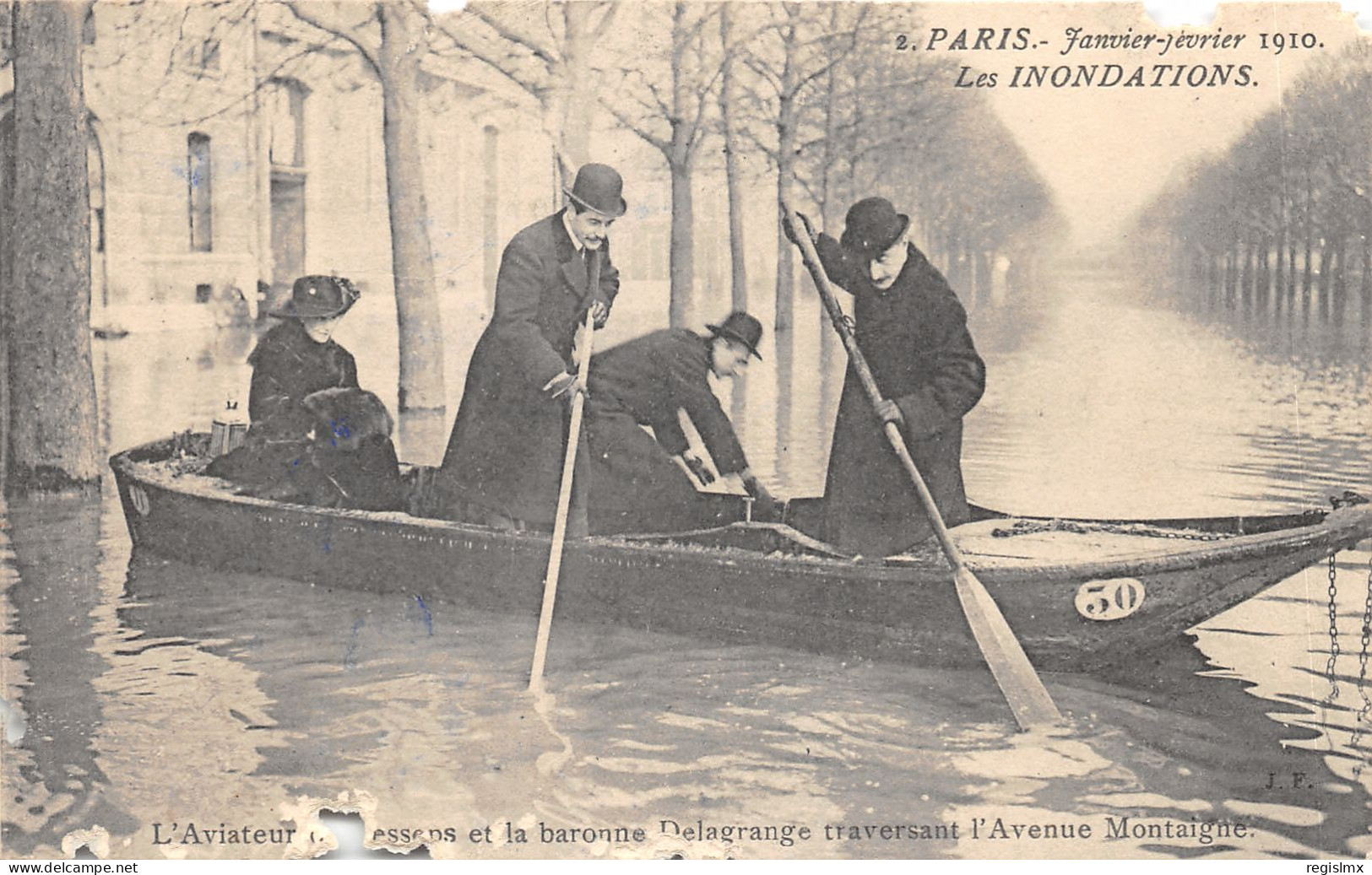 75-PARIS-CRUE DE LA SEINE-N°T2408-A/0393 - Überschwemmung 1910