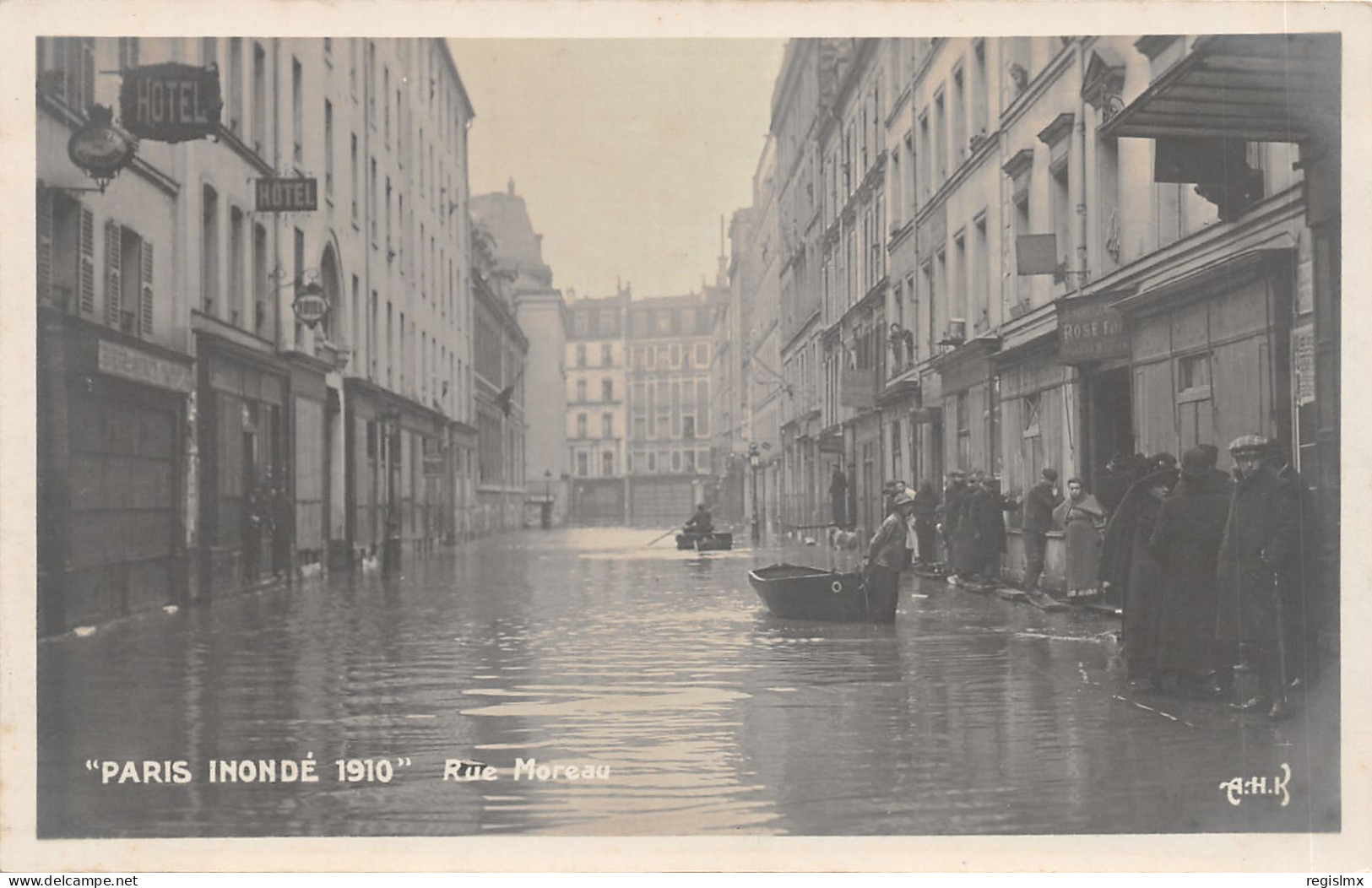 75-PARIS-CRUE DE LA SEINE-N°T2408-A/0379 - Überschwemmung 1910