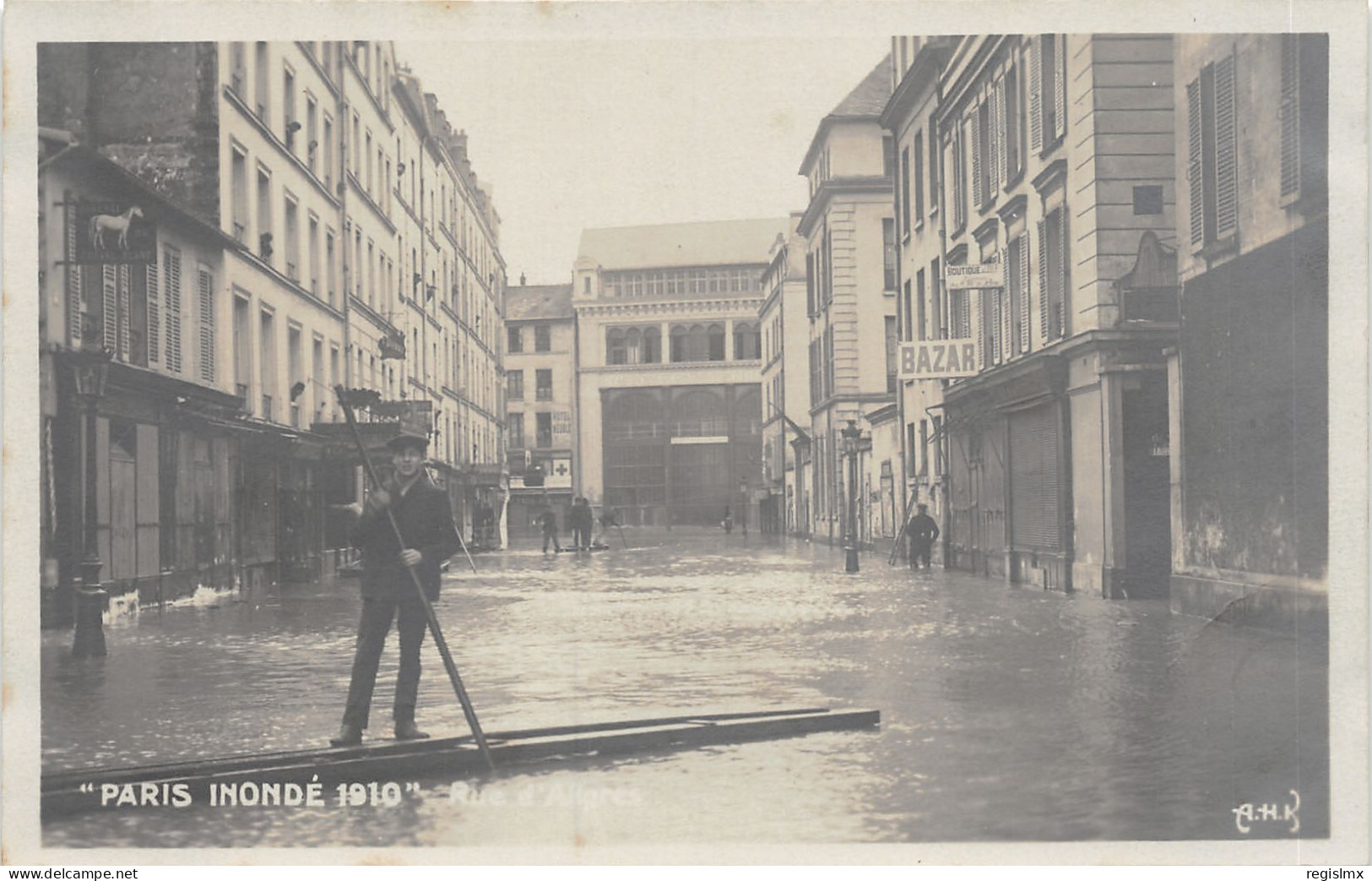 75-PARIS-CRUE DE LA SEINE-N°T2408-A/0371 - Überschwemmung 1910