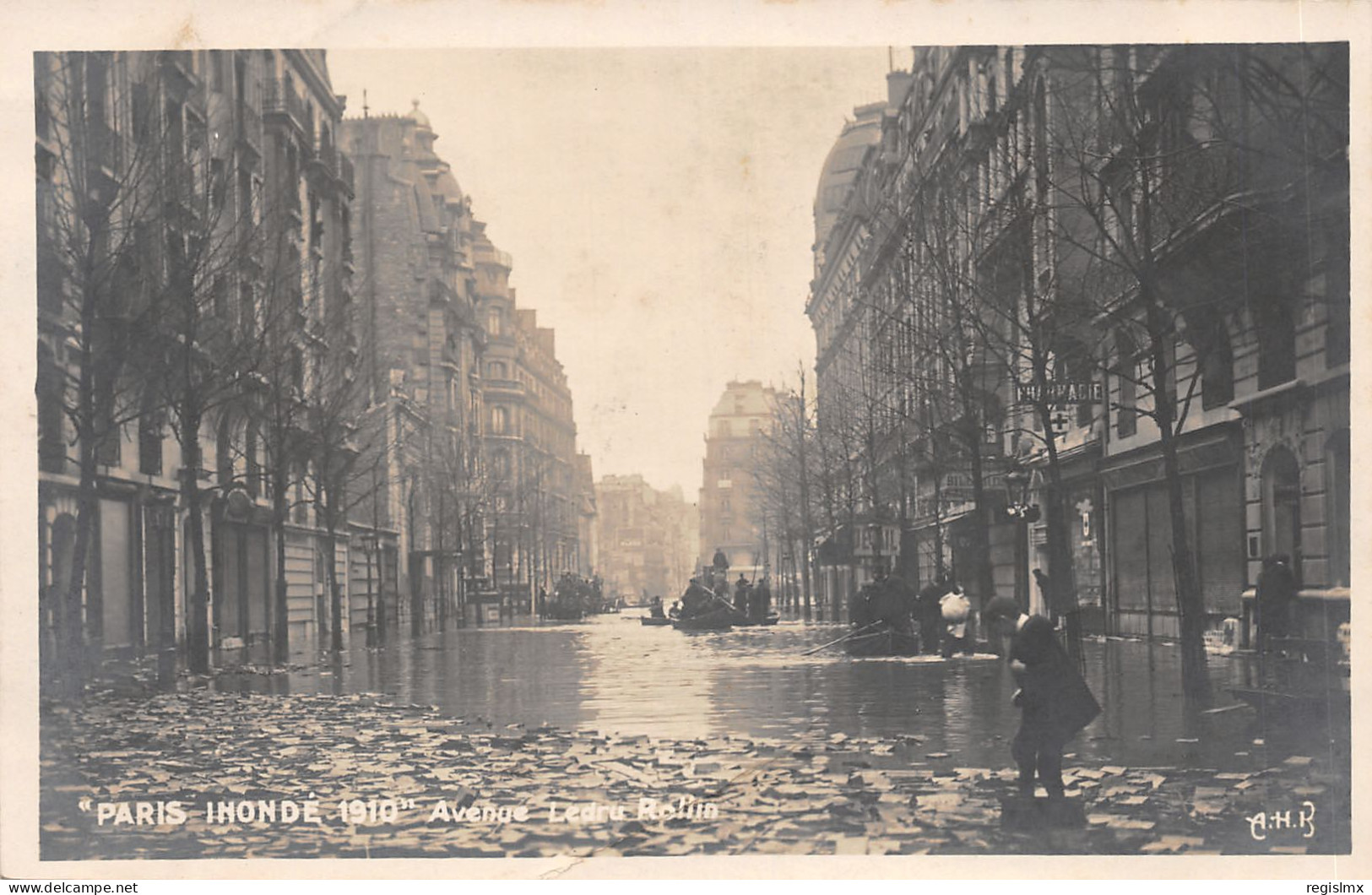 75-PARIS-CRUE DE LA SEINE-N°T2408-A/0365 - Überschwemmung 1910