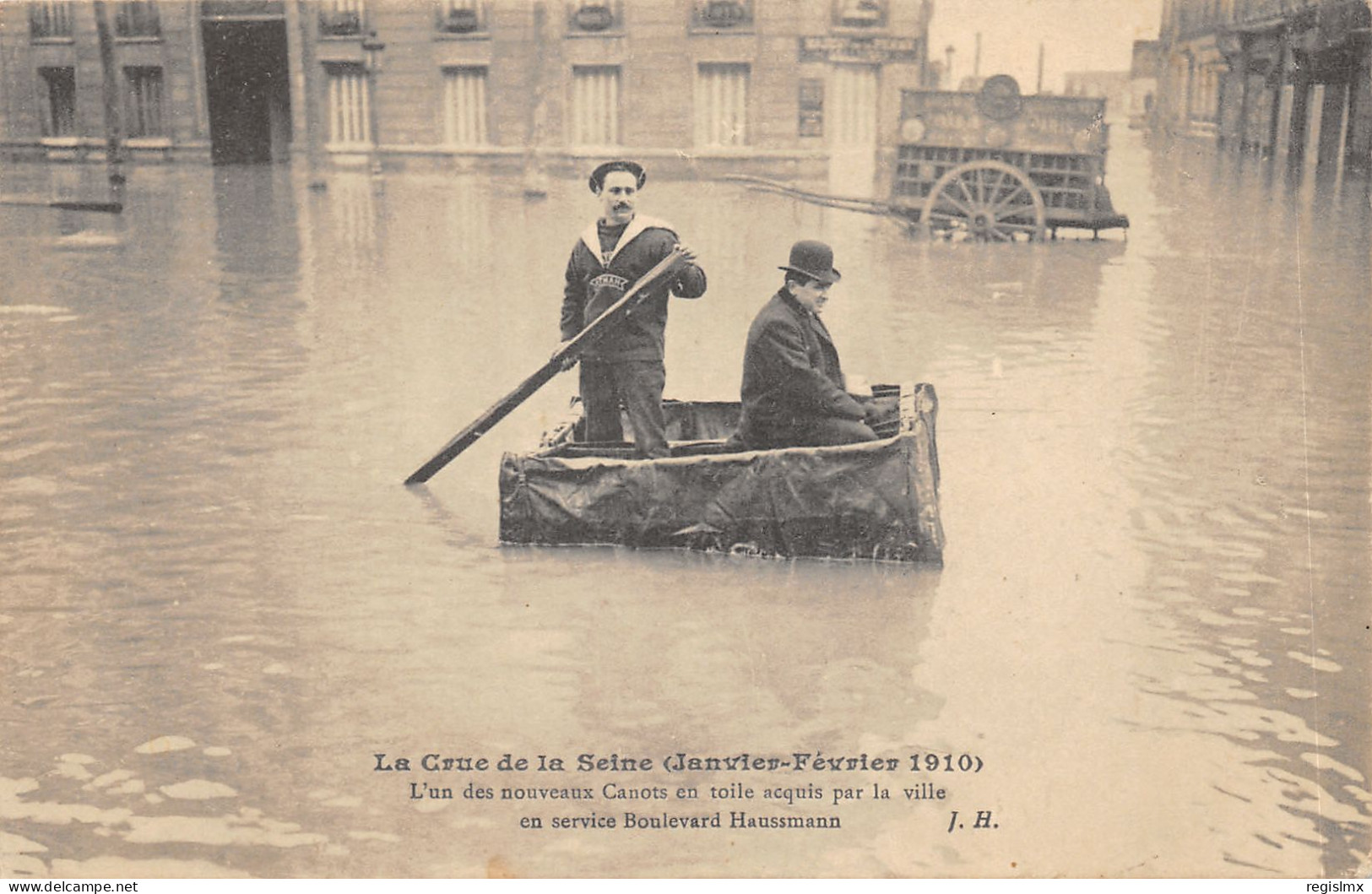 75-PARIS-CRUE DE LA SEINE-N°T2408-A/0335 - De Overstroming Van 1910