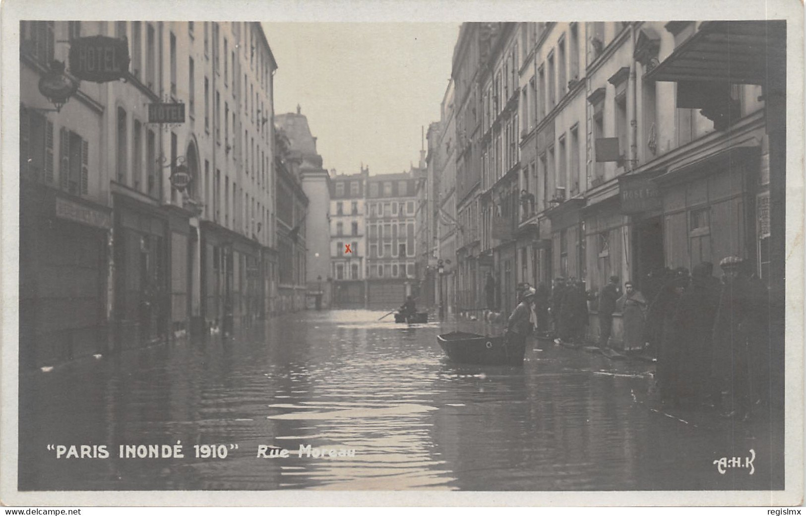 75-PARIS-CRUE DE LA SEINE-N°T2408-A/0361 - Überschwemmung 1910