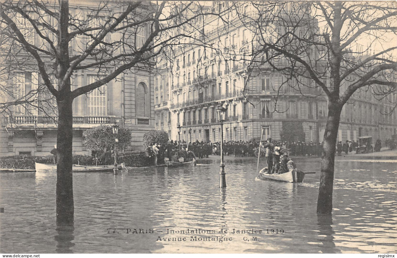 75-PARIS-CRUE DE LA SEINE-N°T2408-A/0319 - Paris Flood, 1910