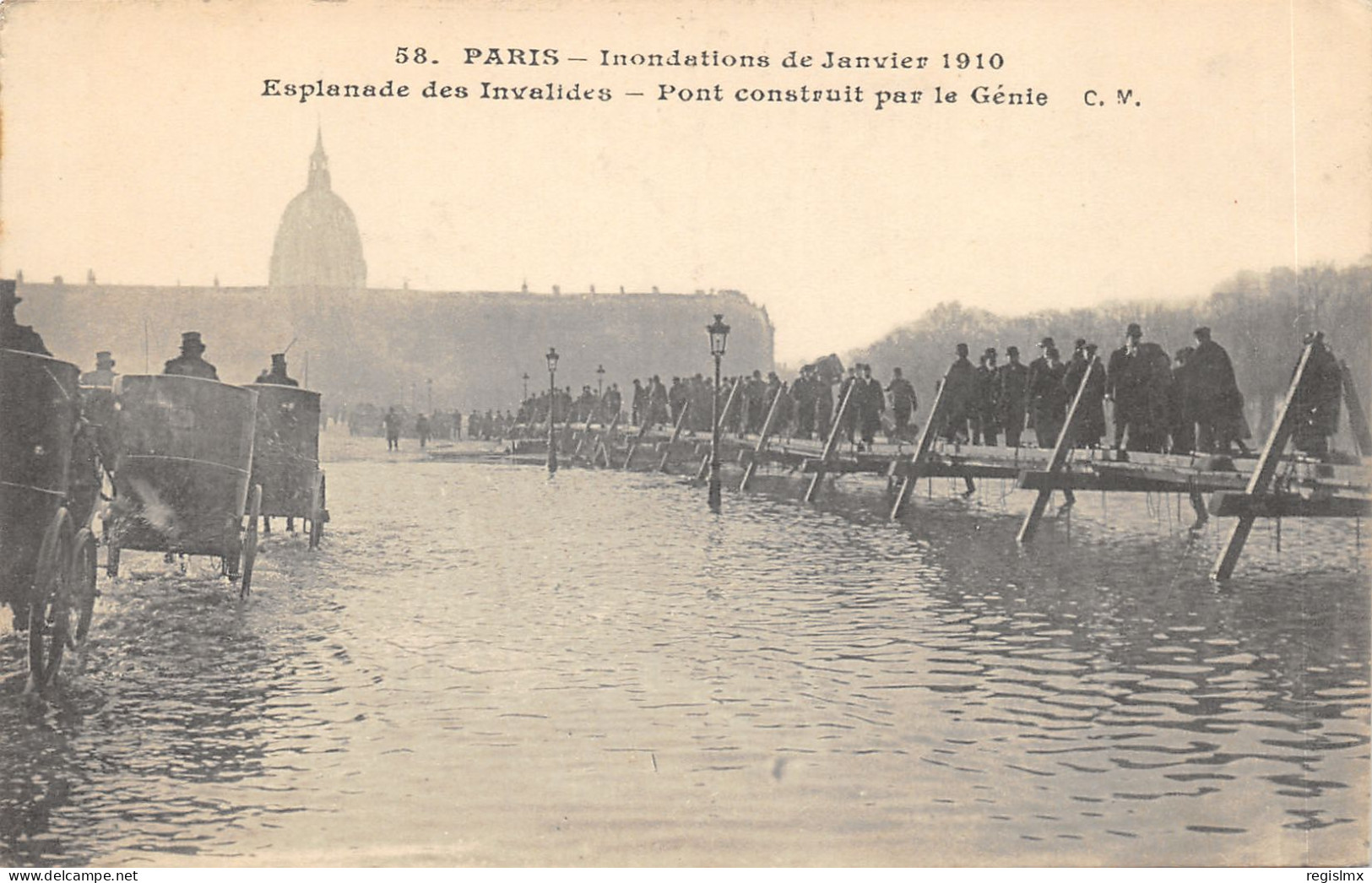 75-PARIS-CRUE DE LA SEINE-N°T2408-A/0313 - Überschwemmung 1910