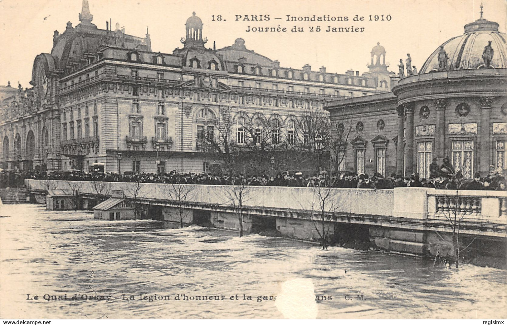 75-PARIS-CRUE DE LA SEINE-N°T2408-A/0305 - Überschwemmung 1910