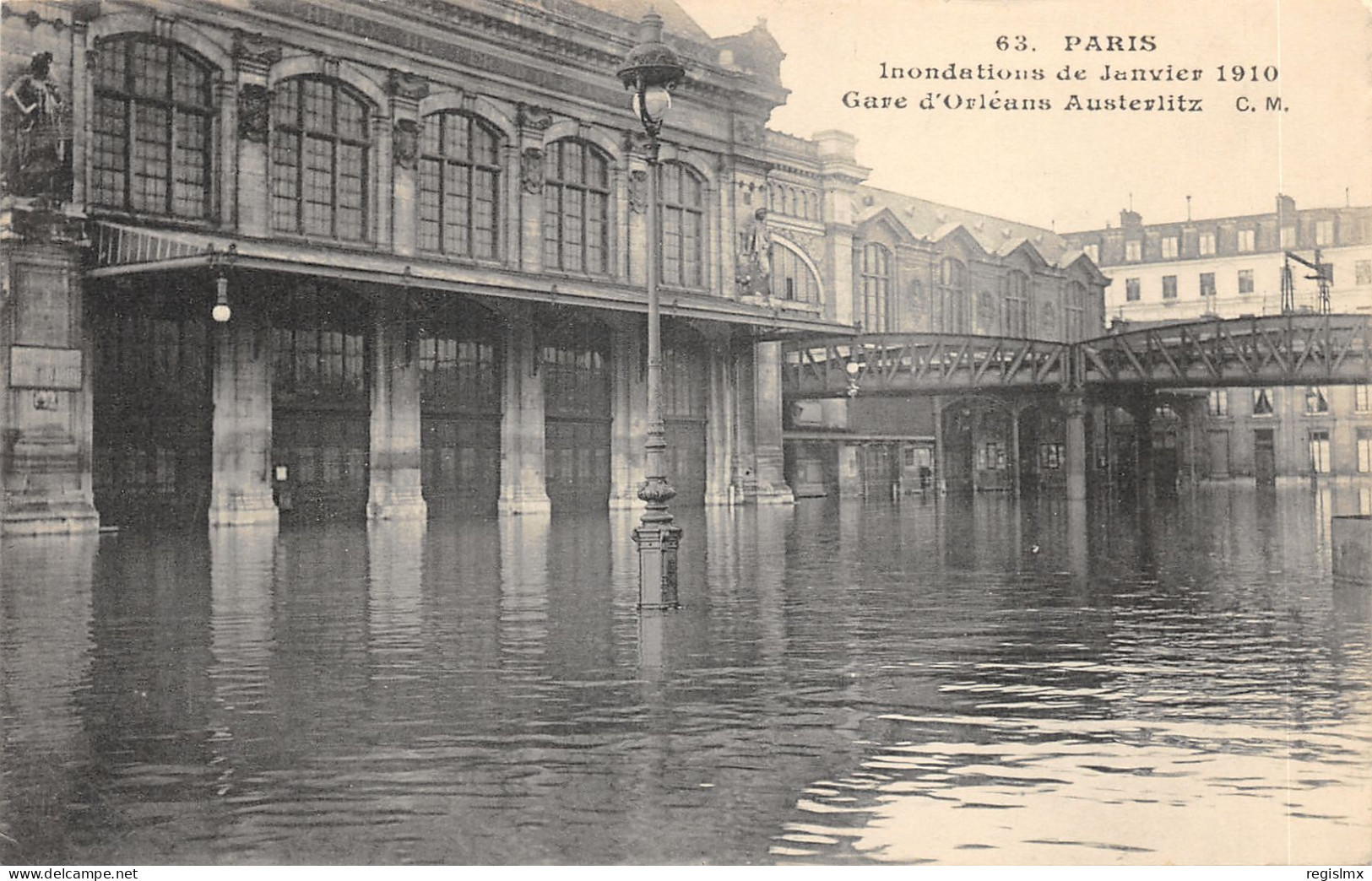 75-PARIS-CRUE DE LA SEINE-N°T2408-A/0311 - Überschwemmung 1910
