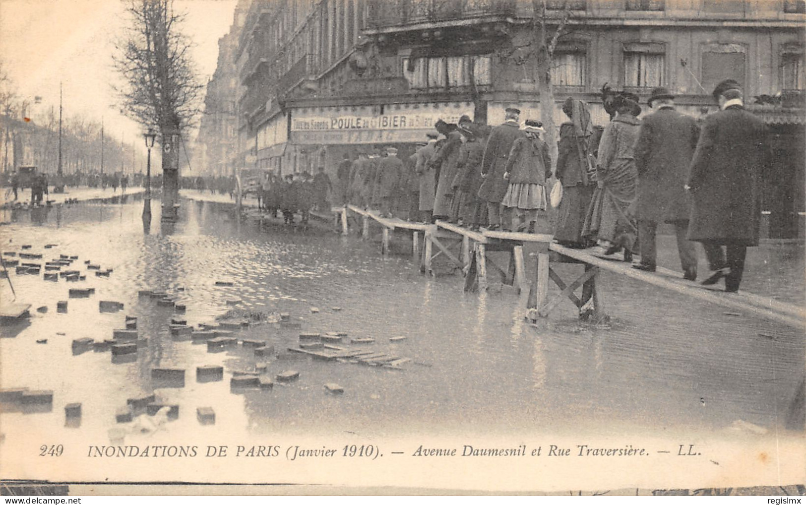 75-PARIS-CRUE DE LA SEINE-N°T2408-A/0277 - Überschwemmung 1910