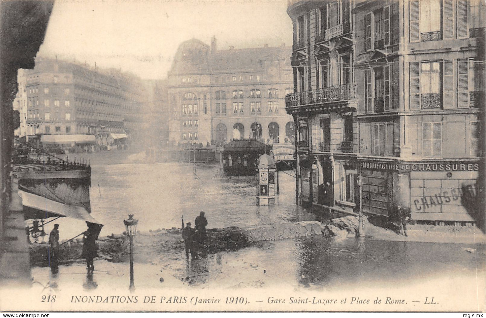 75-PARIS-CRUE DE LA SEINE-N°T2408-A/0265 - De Overstroming Van 1910