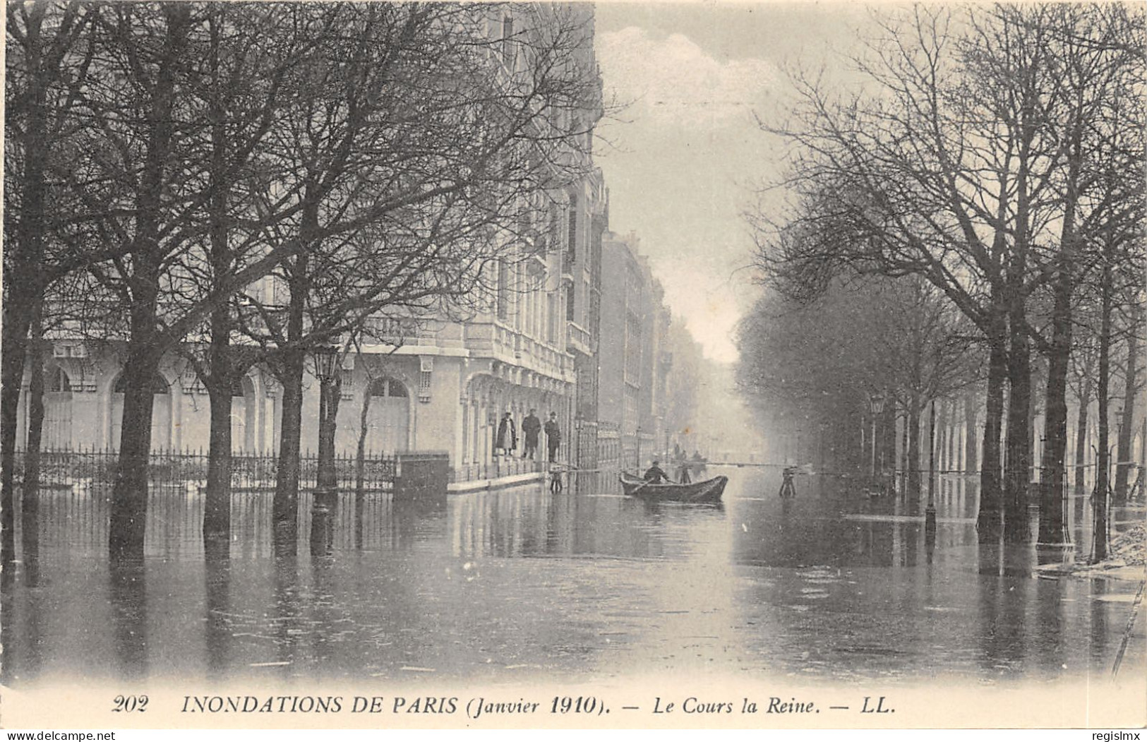 75-PARIS-CRUE DE LA SEINE-N°T2408-A/0255 - Paris Flood, 1910