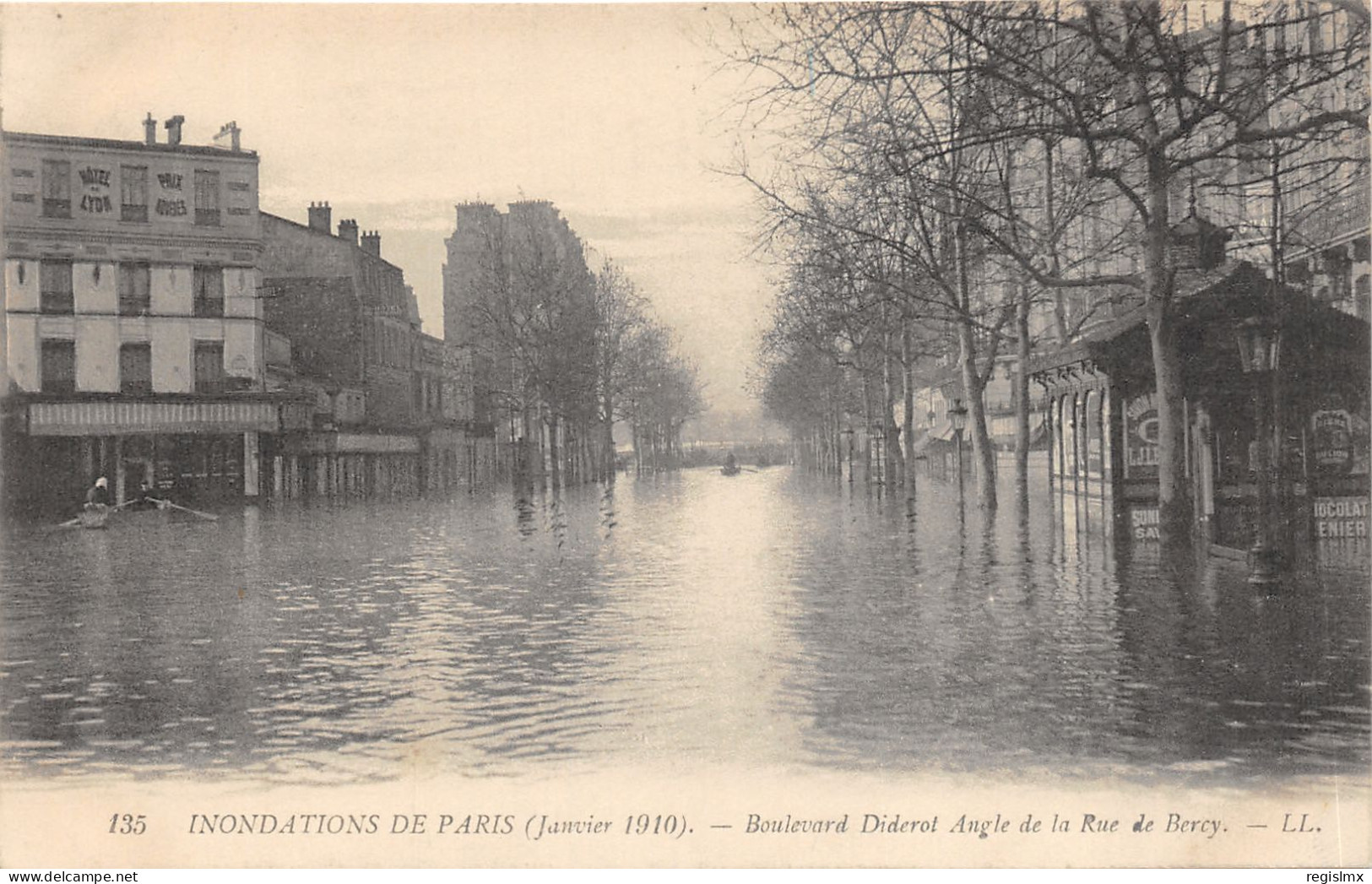 75-PARIS-CRUE DE LA SEINE-N°T2408-A/0249 - Alluvioni Del 1910