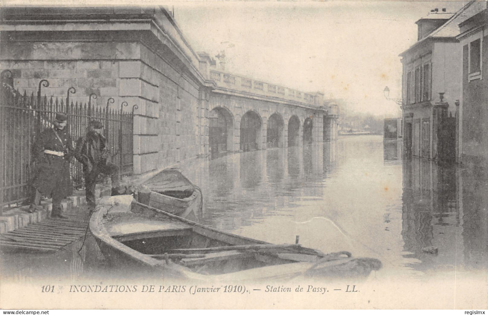 75-PARIS-CRUE DE LA SEINE-N°T2408-A/0235 - Überschwemmung 1910