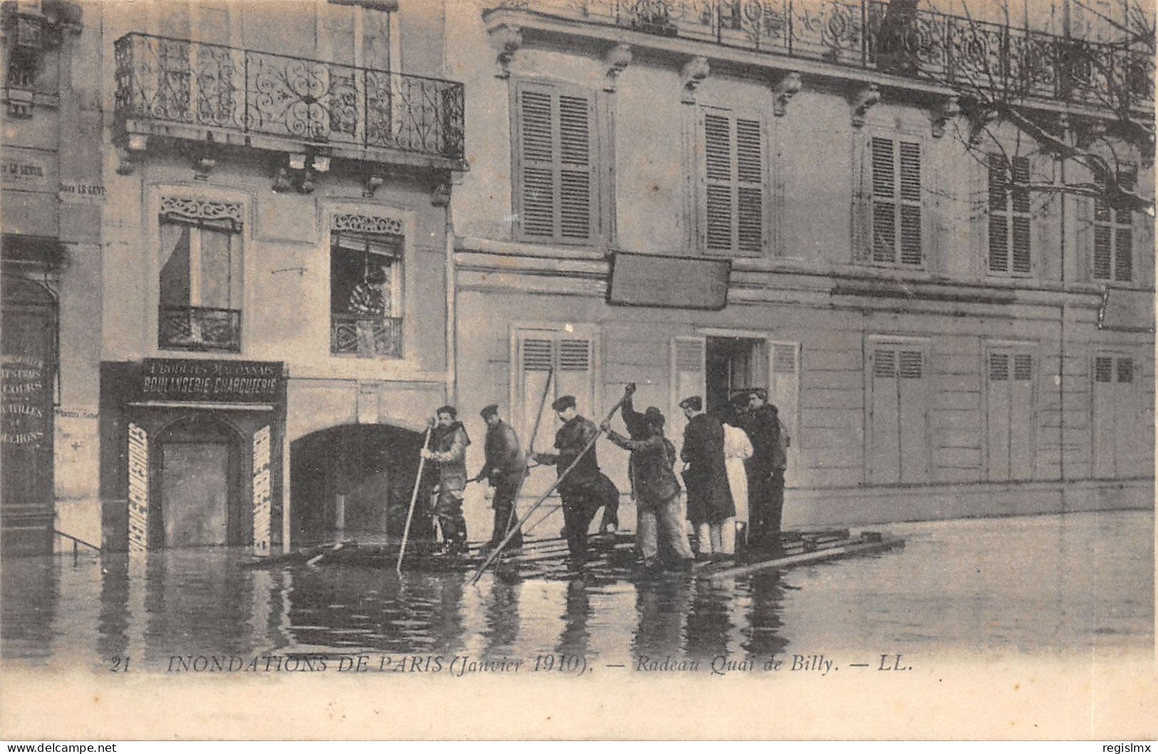 75-PARIS-CRUE DE LA SEINE-N°T2408-A/0187 - Paris Flood, 1910