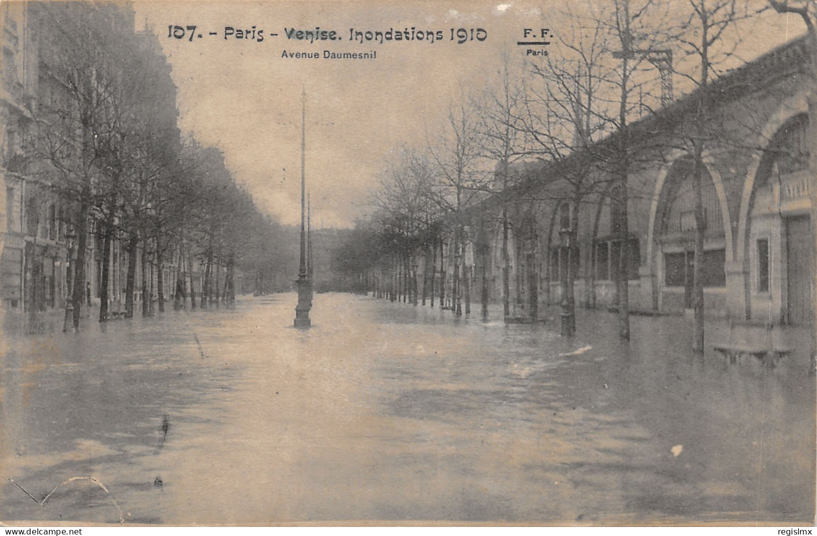 75-PARIS-CRUE DE LA SEINE-N°T2408-A/0161 - Paris Flood, 1910