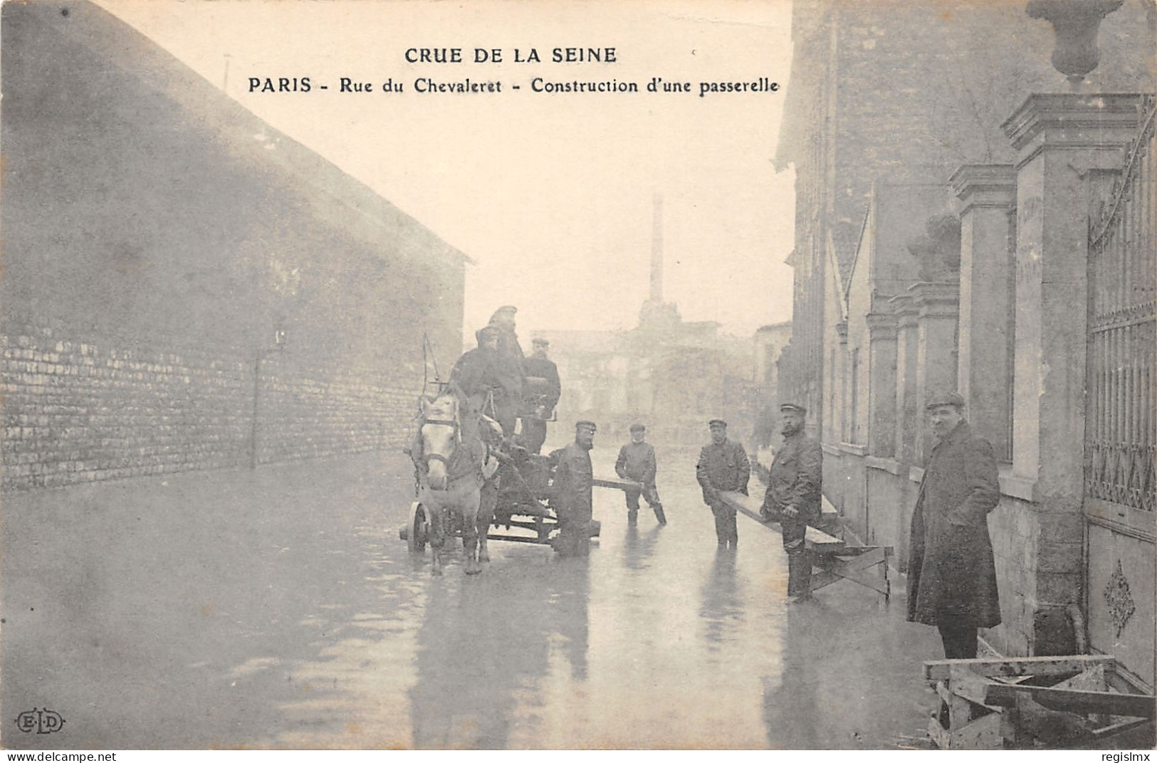 75-PARIS-CRUE DE LA SEINE-N°T2408-A/0143 - Paris Flood, 1910