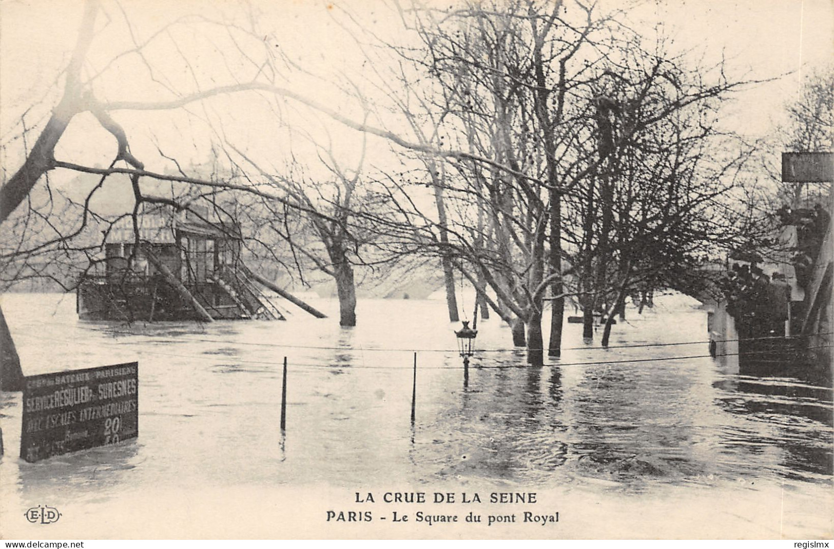 75-PARIS-CRUE DE LA SEINE-N°T2408-A/0123 - Inondations De 1910