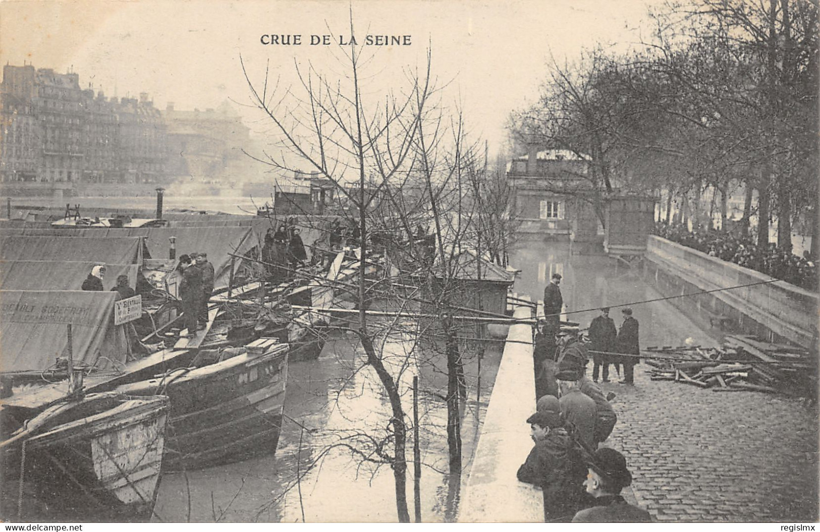 75-PARIS-CRUE DE LA SEINE-N°T2408-A/0117 - Inondations De 1910