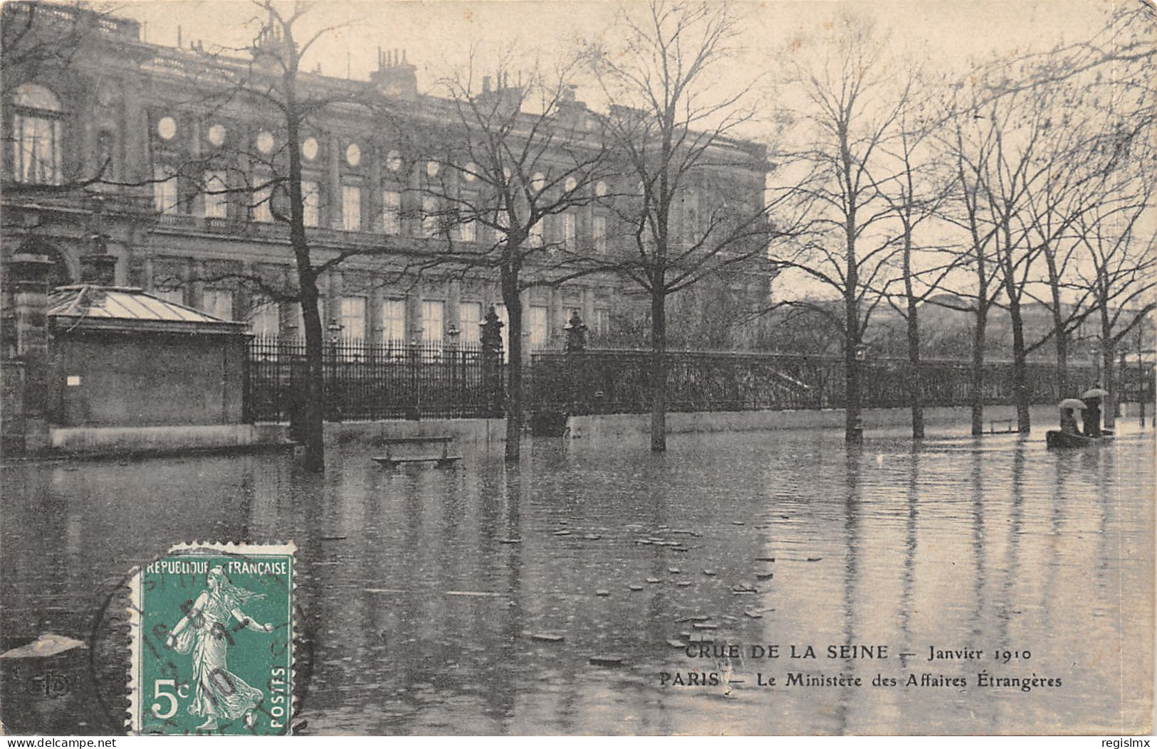 75-PARIS-CRUE DE LA SEINE-N°T2408-A/0111 - Inondations De 1910