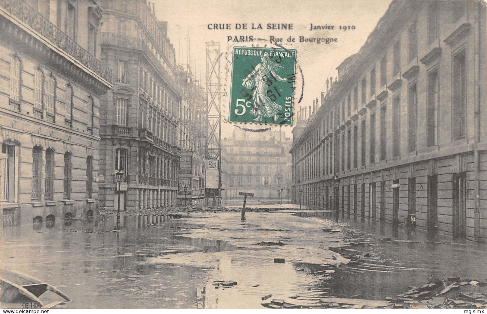 75-PARIS-CRUE DE LA SEINE-N°T2408-A/0103 - Inondations De 1910